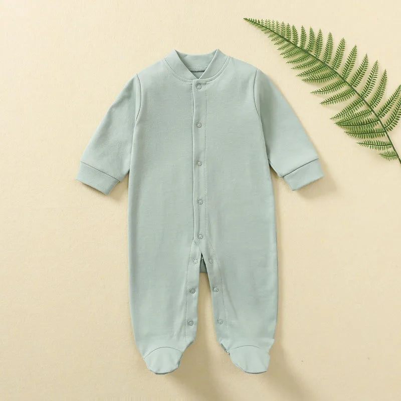 100% Cotton Jumpsuits Newborn Baby Rompers Sleepsuits INS Jumpers One-pieces Sleepers Autumn Spring Growings Roupa De Bebe Grows