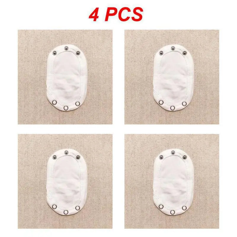 1~6PCS Lovely Cotton Baby Boy Kids Jumpsuit Diaper Lengthen Extender Extension Solid Soft Jumpsuit Bodysuit Extender
