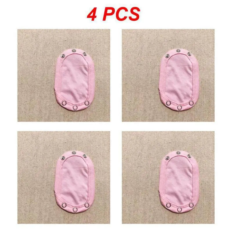 1~6PCS Lovely Cotton Baby Boy Kids Jumpsuit Diaper Lengthen Extender Extension Solid Soft Jumpsuit Bodysuit Extender