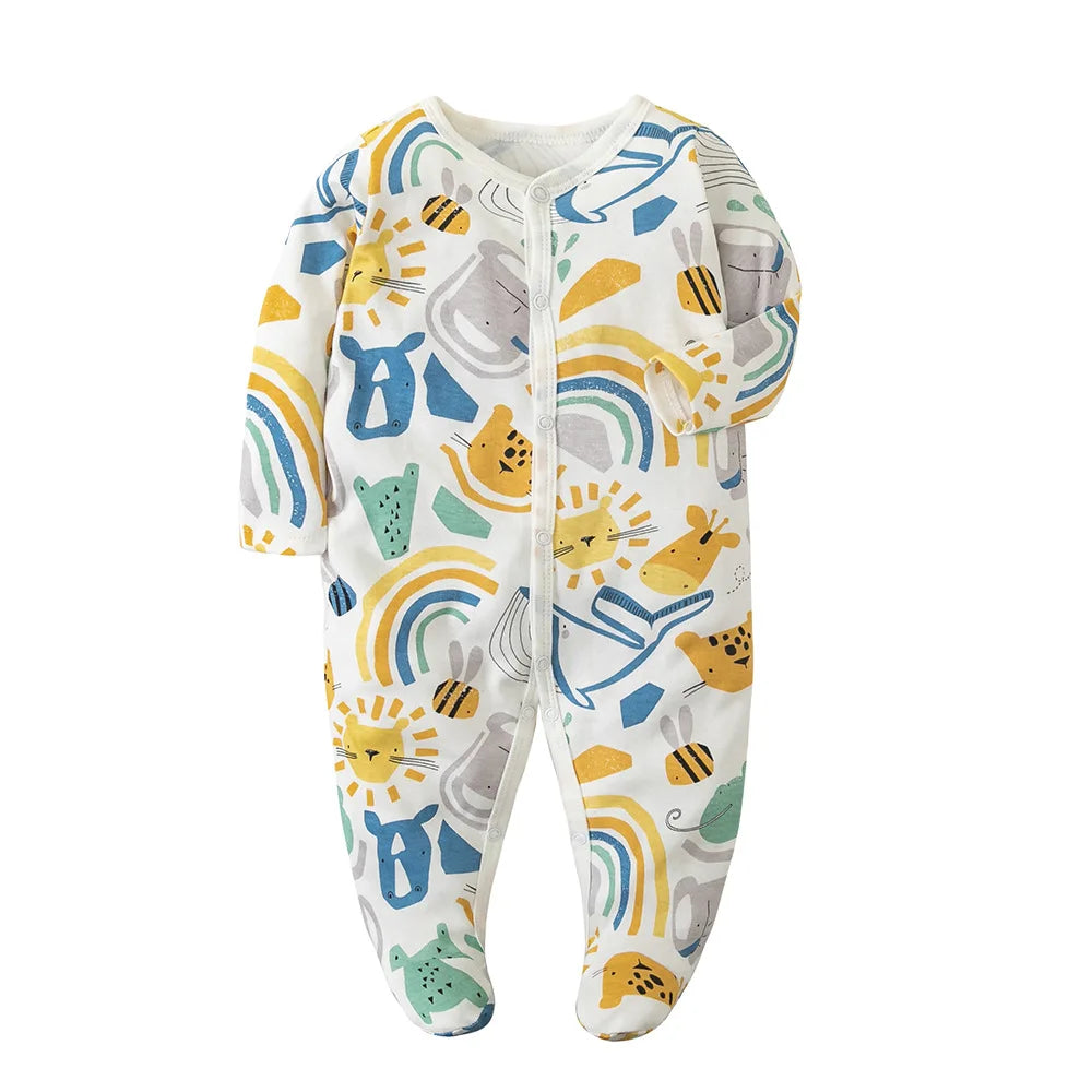 Baby jumpsuit pajamas Summer for New Born Child Baby Fashion Homewear Cotton Baby Clothing Newborn baby/infant Jumpsuit Jumpsui