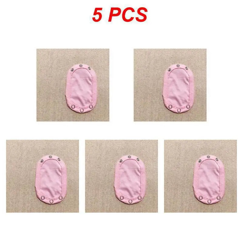 1~6PCS Lovely Cotton Baby Boy Kids Jumpsuit Diaper Lengthen Extender Extension Solid Soft Jumpsuit Bodysuit Extender