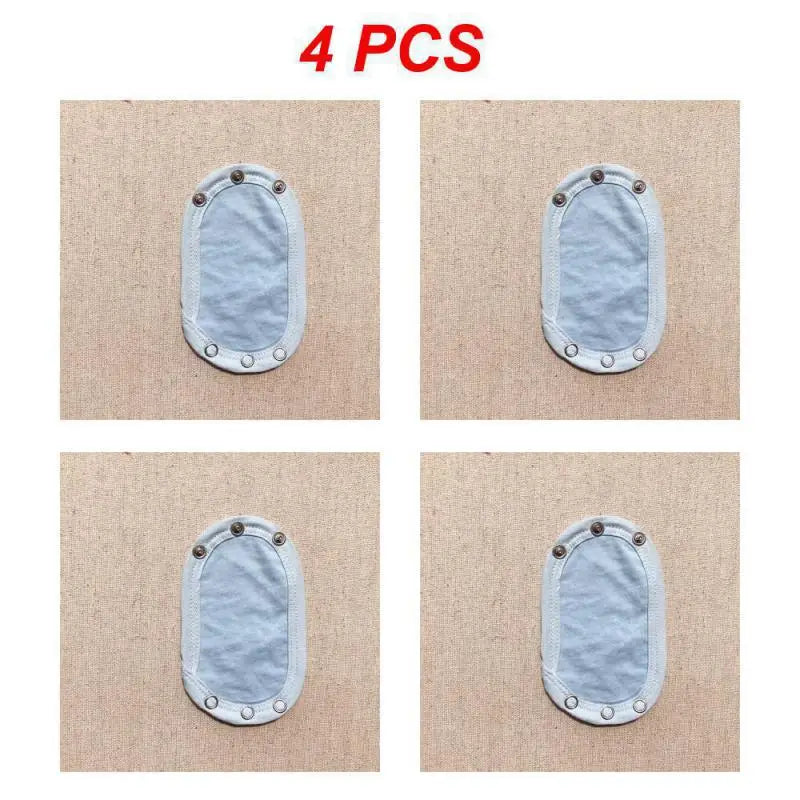 1~6PCS Lovely Cotton Baby Boy Kids Jumpsuit Diaper Lengthen Extender Extension Solid Soft Jumpsuit Bodysuit Extender