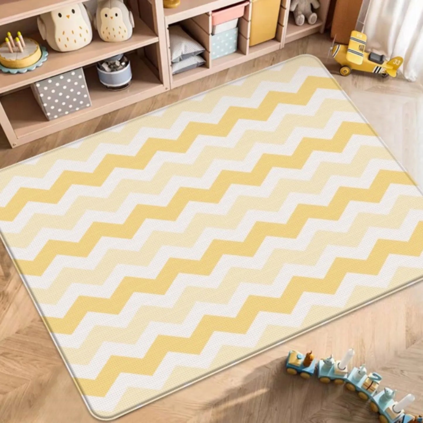Foldable Baby Play Mat Children's Double-sided Pattern Protection Non-slip Activity Carpet Children's Educational Activity Mat
